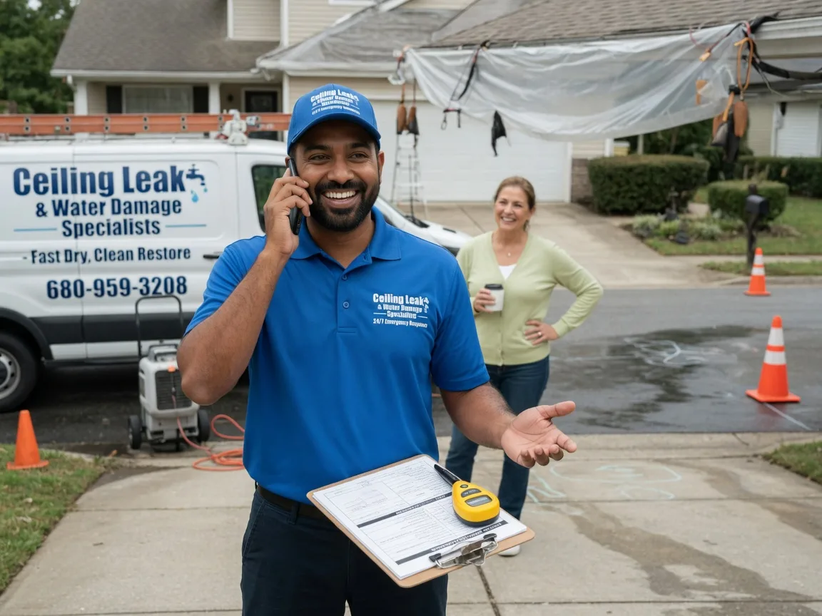 Ceiling Leak Cleanup Westhoff, TX FAQs